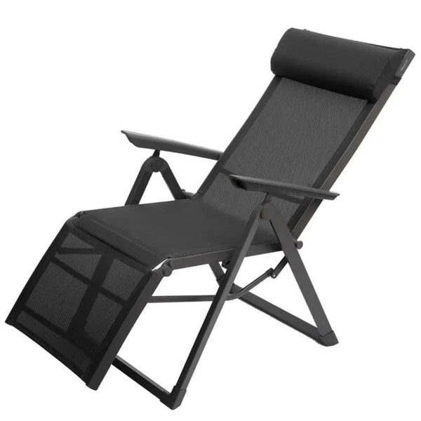 Alpha 55 Gris Fauteuil pliable "Décima" en aluminium