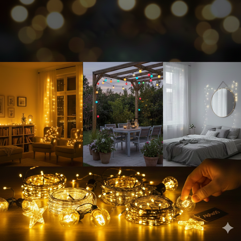 Guirlande lumineuse Alpha55 : comment choisir le modèle idéal pour sublimer votre décoration ?