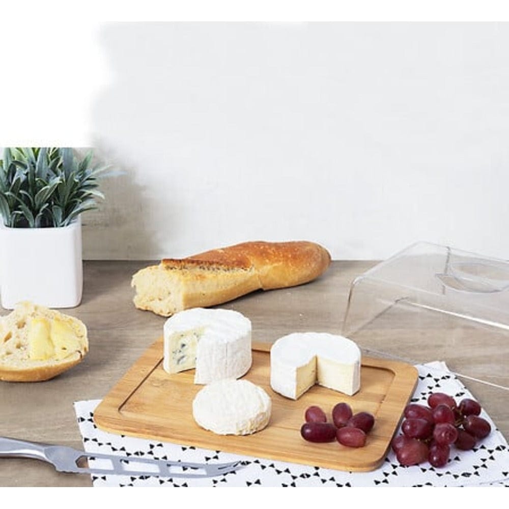 Alpha 55 Boîte à fromage en bambou et plastique