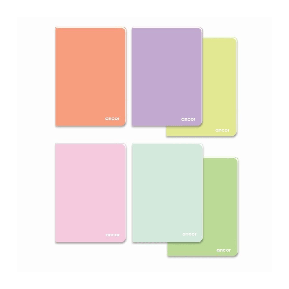 Cahier ANCOR PP Pastel 96 Pages Séyès — Alpha 55 Maroc