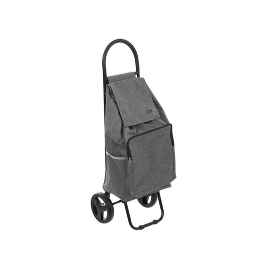 Alpha 55 Chariot de Marché 2 Roues Nomade Métal Gris