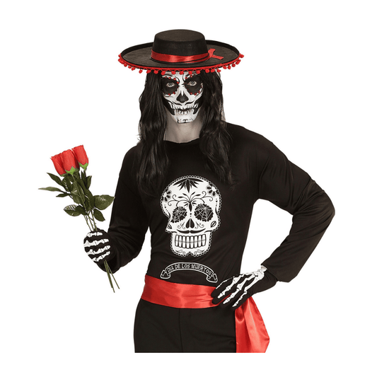 Alpha 55 Costume Jour des Morts Homme T-Shirt – Déguisement