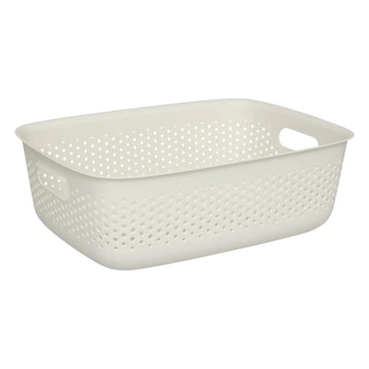 Alpha 55 Crème Panier en plastique