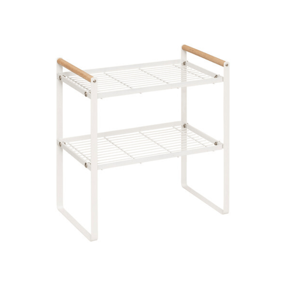 Alpha 55 Étagère métal 2 niveaux Balm blanc – Rangement