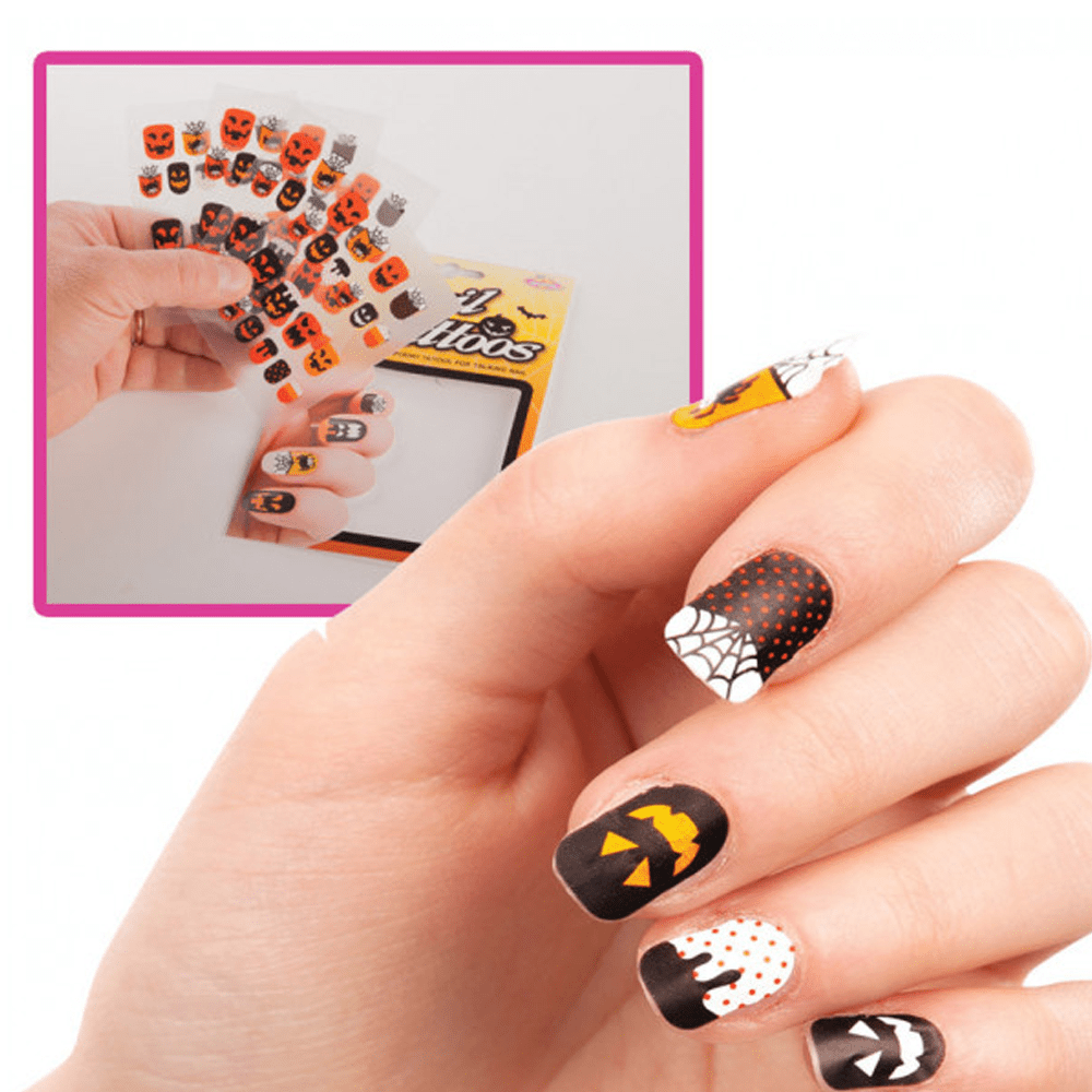 Alpha 55 Faux-ongles design citrouille