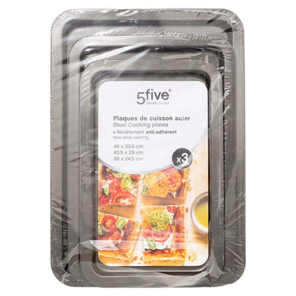 Alpha 55 Lot de 3 plaques de cuisson