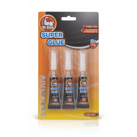 Lot de 3 tubes de super colle 3 g — Alpha 55 Maroc