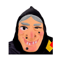 Masque Sorcière avec Capuche Déguisement Halloween