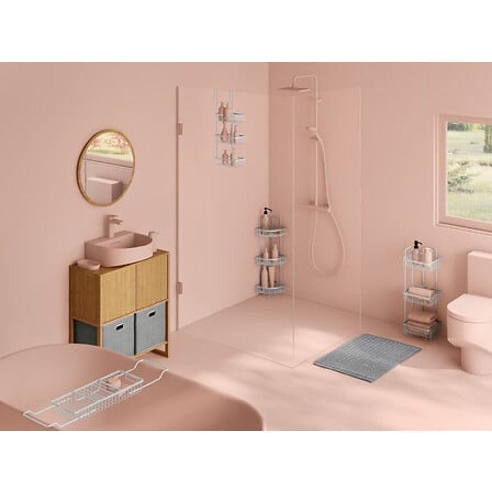 Alpha 55 Meuble vasque 2 portes en bambou