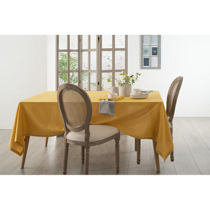 Alpha 55 Ocre Nappe rectangulaire en coton