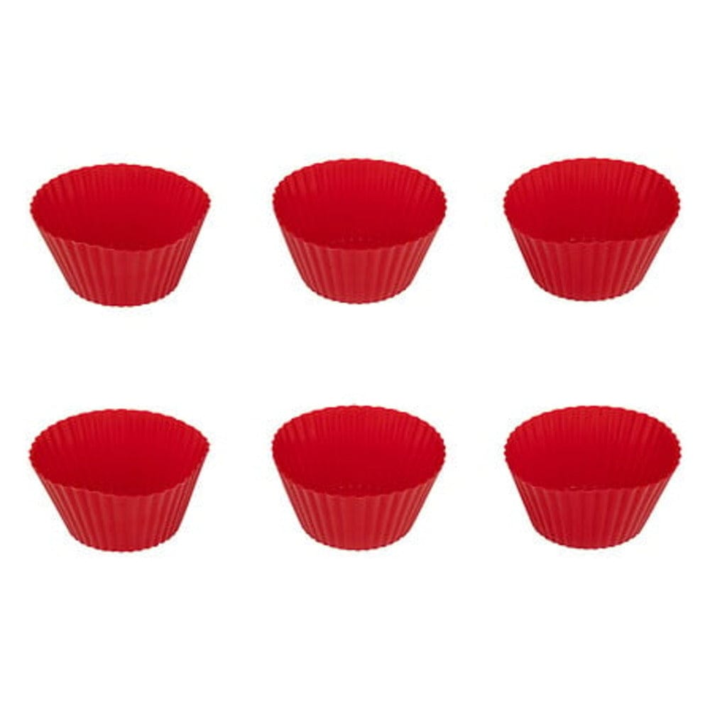Alpha 55 Rouge Lot de 6 caissettes en silicone