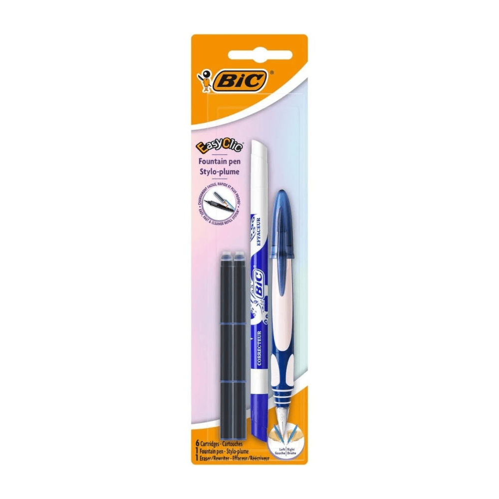 Stylo Plume BIC Easyclic – Écriture Fluide — Alpha 55 Maroc