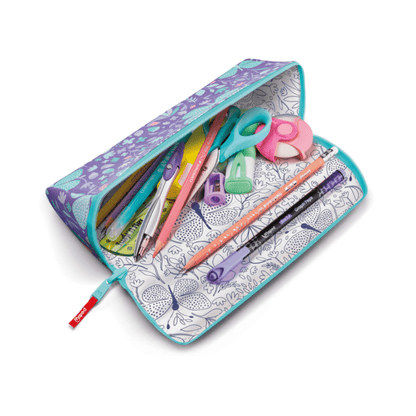 Trousse Maped Open XXL Double Face Bleue — Alpha 55 Maroc