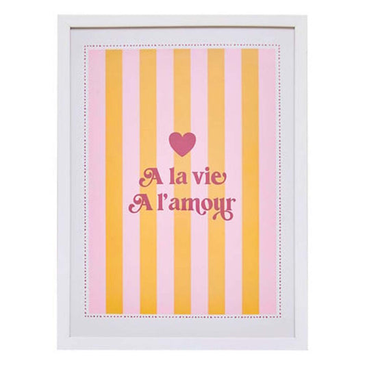 Alpha55 Affiche encadrée “Amour Chérie” – Déco romantique