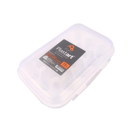 Alpha55 Blanc Plateau à œufs pour 15 œufs