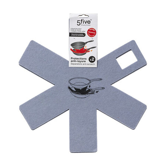 Alpha55 Gris Lot de 2 protections anti-rayures en feutrine