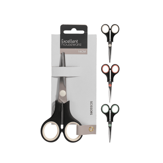 Lot de 3 ciseaux multi-usage 14 cm — Alpha 55 Maroc
