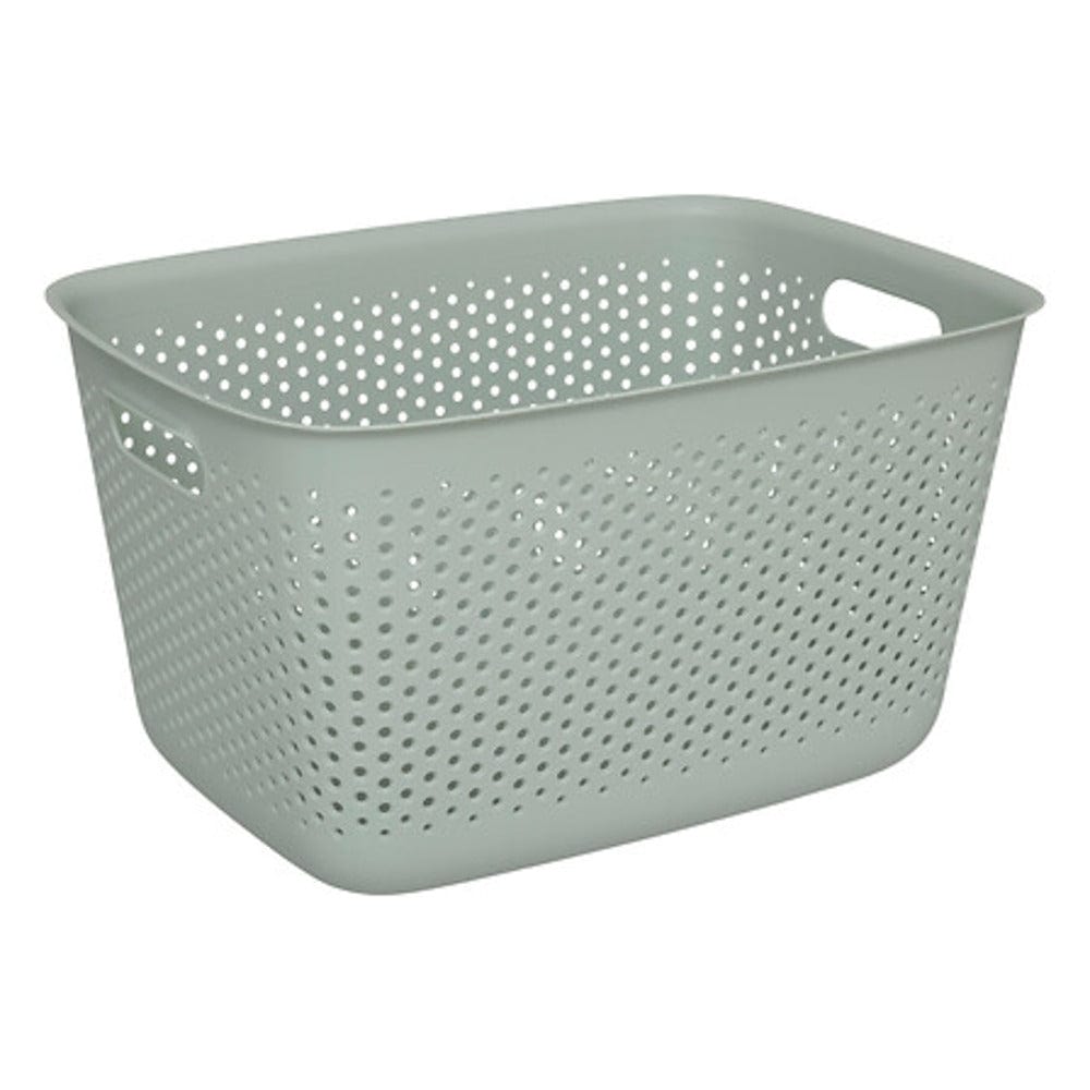 Alpha55 Vert Panier de rangement en plastique